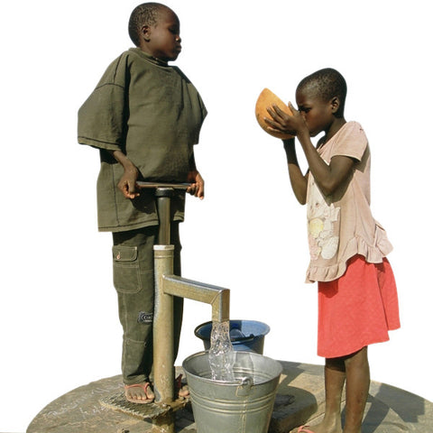 Give a gift that matters: a donation in your friend's name.  For families in developing countries, drawing water up through the gift of a new handpump protects 